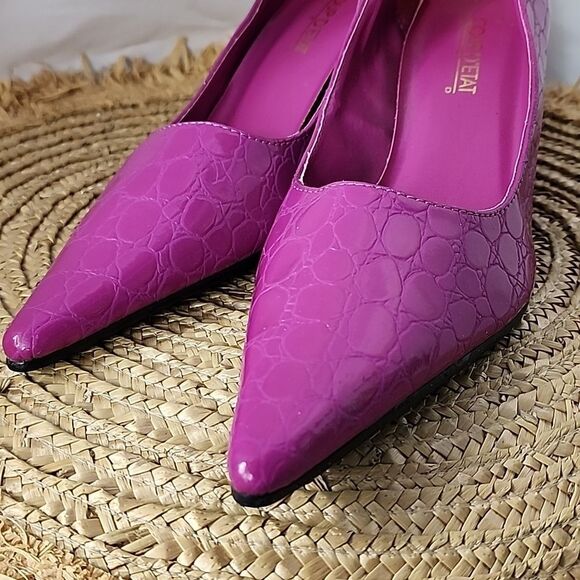 Coup D' Etat Faux Croc Size 8.5 Pumps - Picture 5 of 10